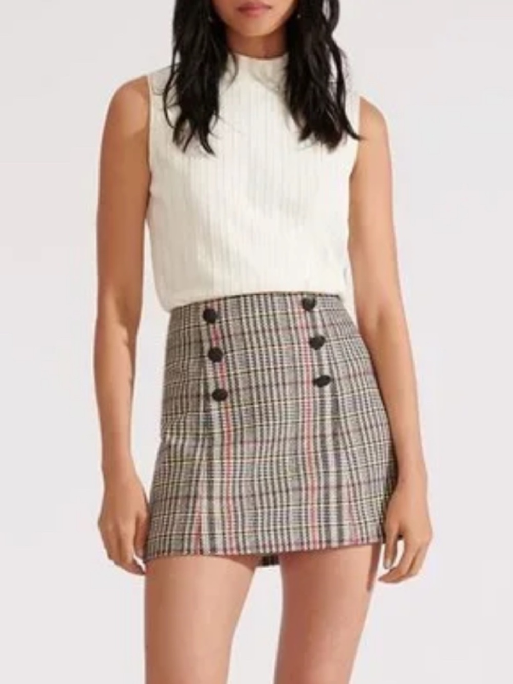 Veronica Beard Plaid Mimi Skirt